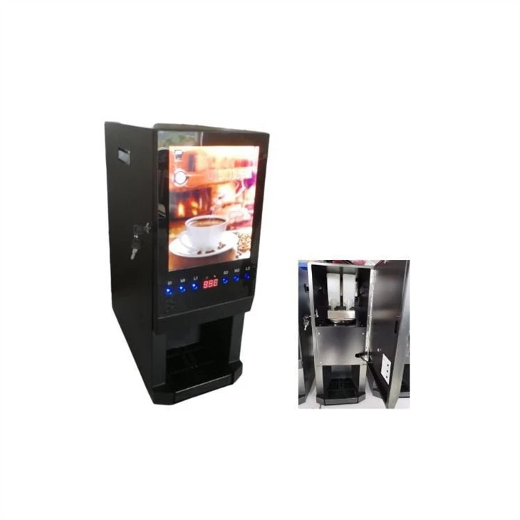 Mažas Cappuccino kavos sulčių pardavimo automatas